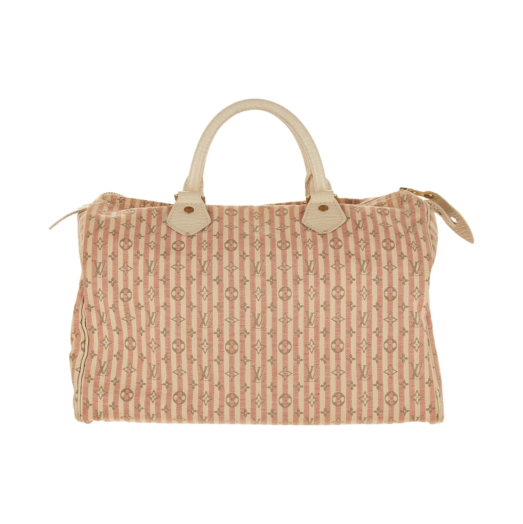 Louis Vuitton Pink Striped Speedy 30
