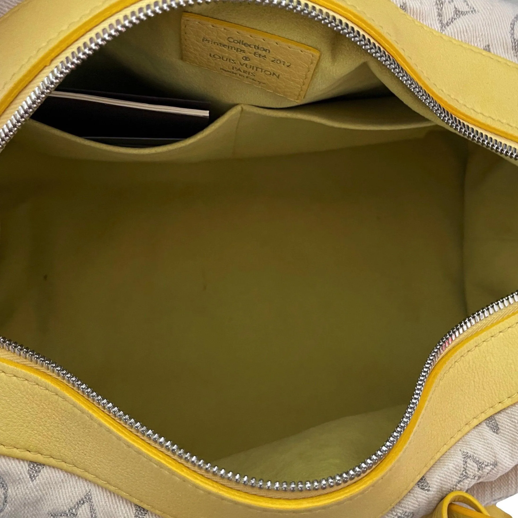 Louis Vuitton Yellow Monogram Canvas Bag