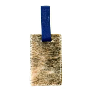 Luggage Tag - Brindle w/ No Embossed
