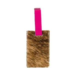 Luggage Tag - Brindle w/ Unicorn Navajo