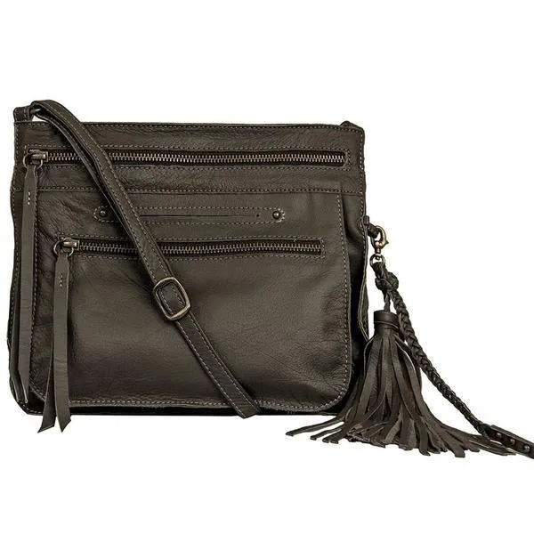 Media Lightweight Handmade Leather Crossbody Bag