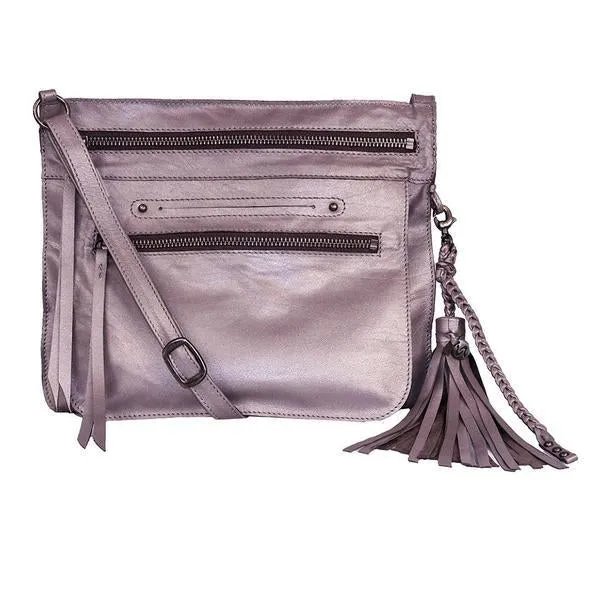 Media Lightweight Handmade Leather Crossbody Bag