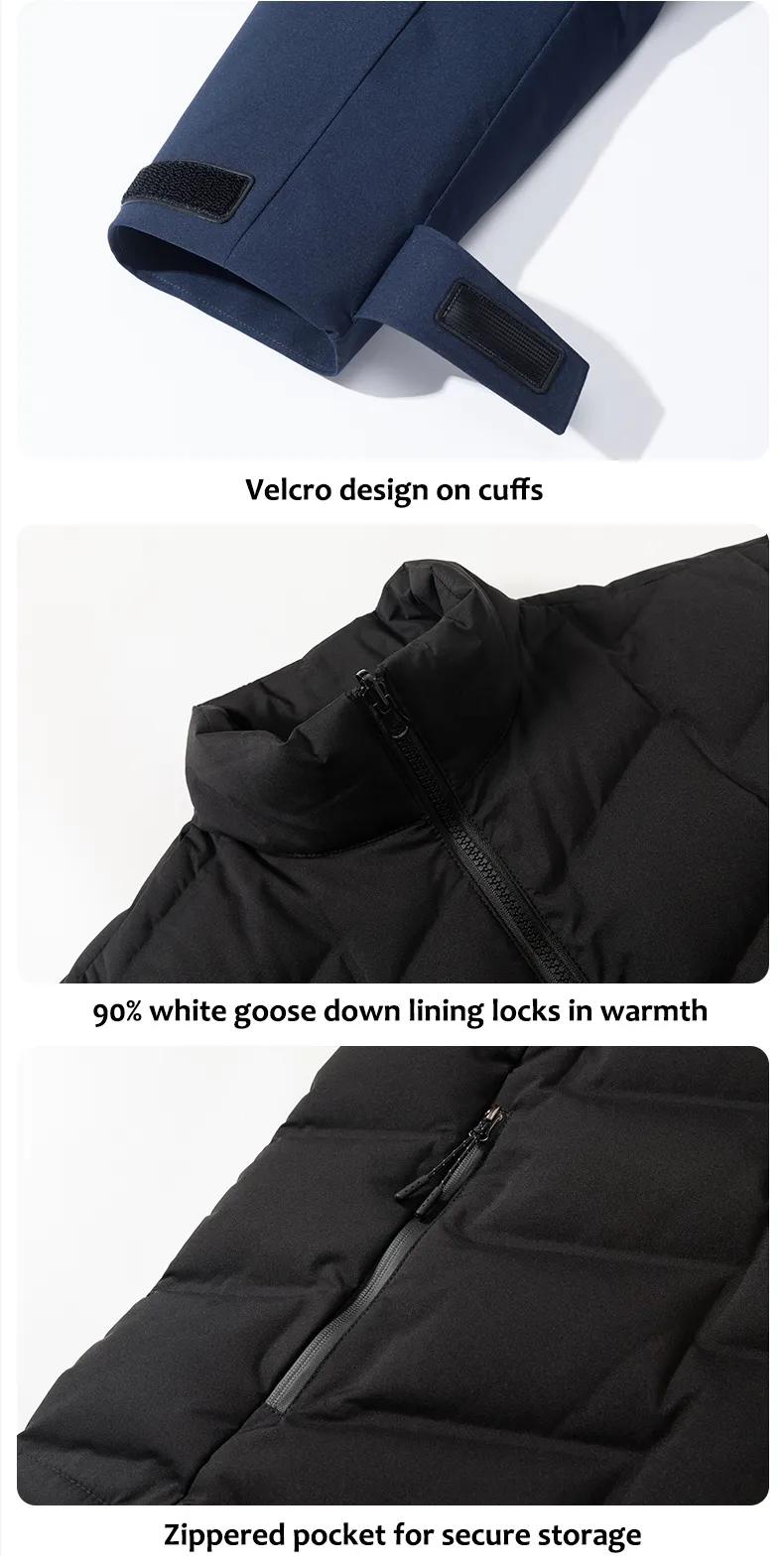 Men's 3-in-1 Removable Down Ski Coat
