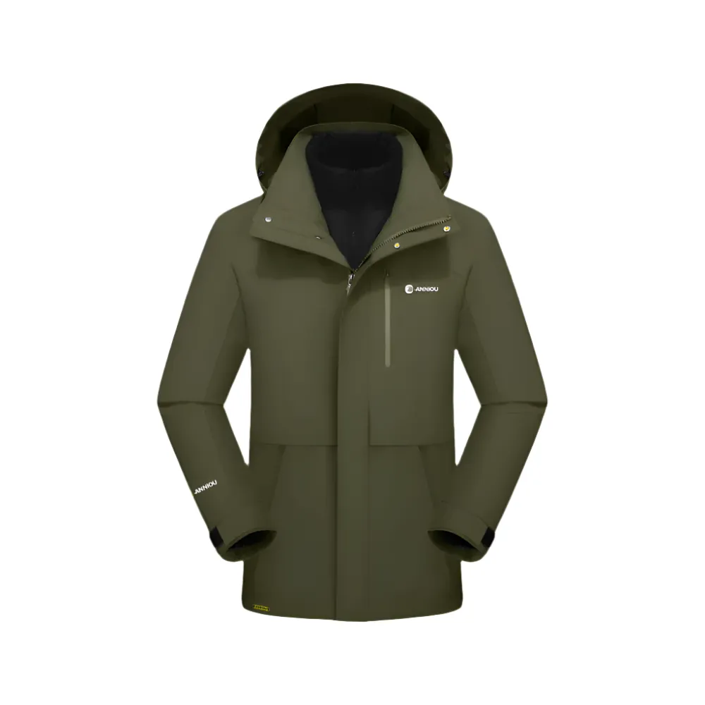 Men's 3-in-1 Removable Down Ski Coat