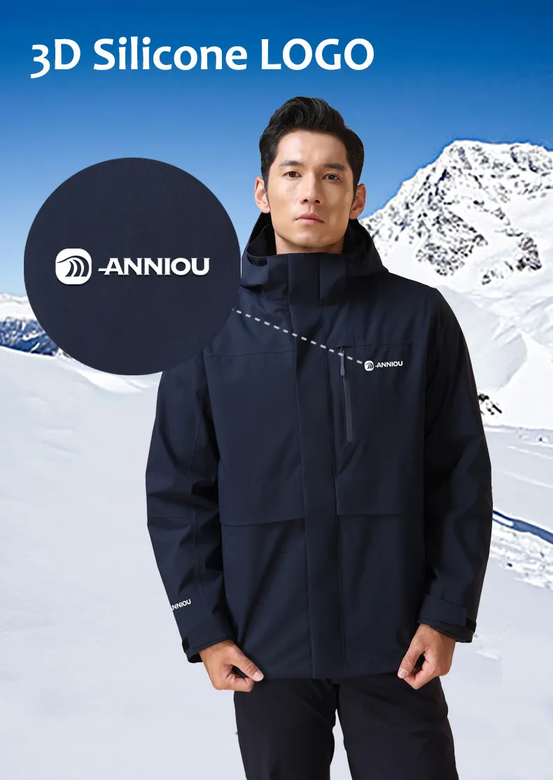 Men's 3-in-1 Removable Down Ski Coat