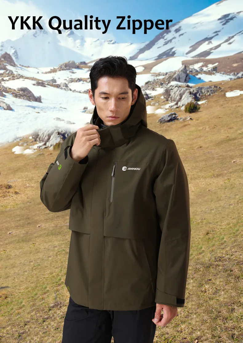 Men's 3-in-1 Removable Down Ski Coat