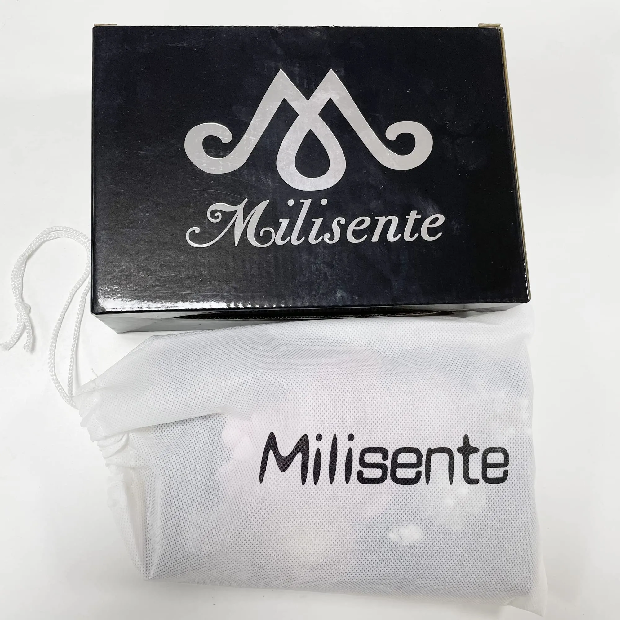 Milisente Evening Bag for Women, Flower Wedding Evening Clutch Purse Bride Floral Clutch Bag（Black