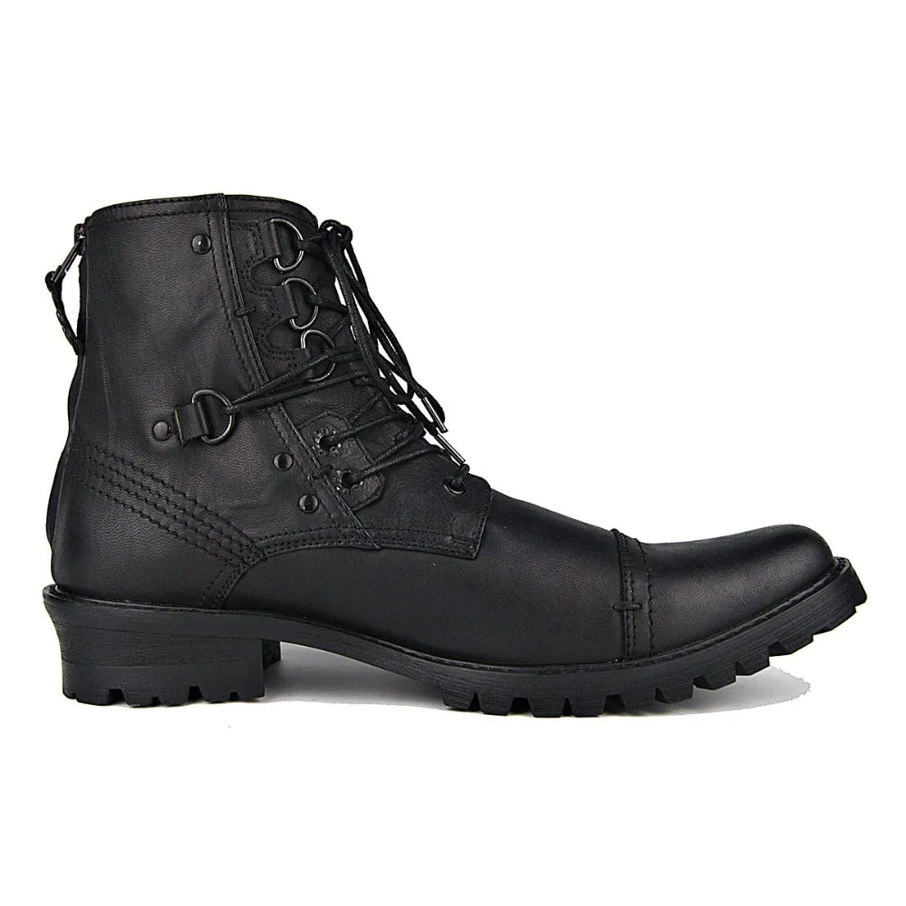 Military Autumn Boot Genuine Leather Boots Ankle Shoes Chelsea Boots Designer Leather Shoes Footwear Men's Winter Boots