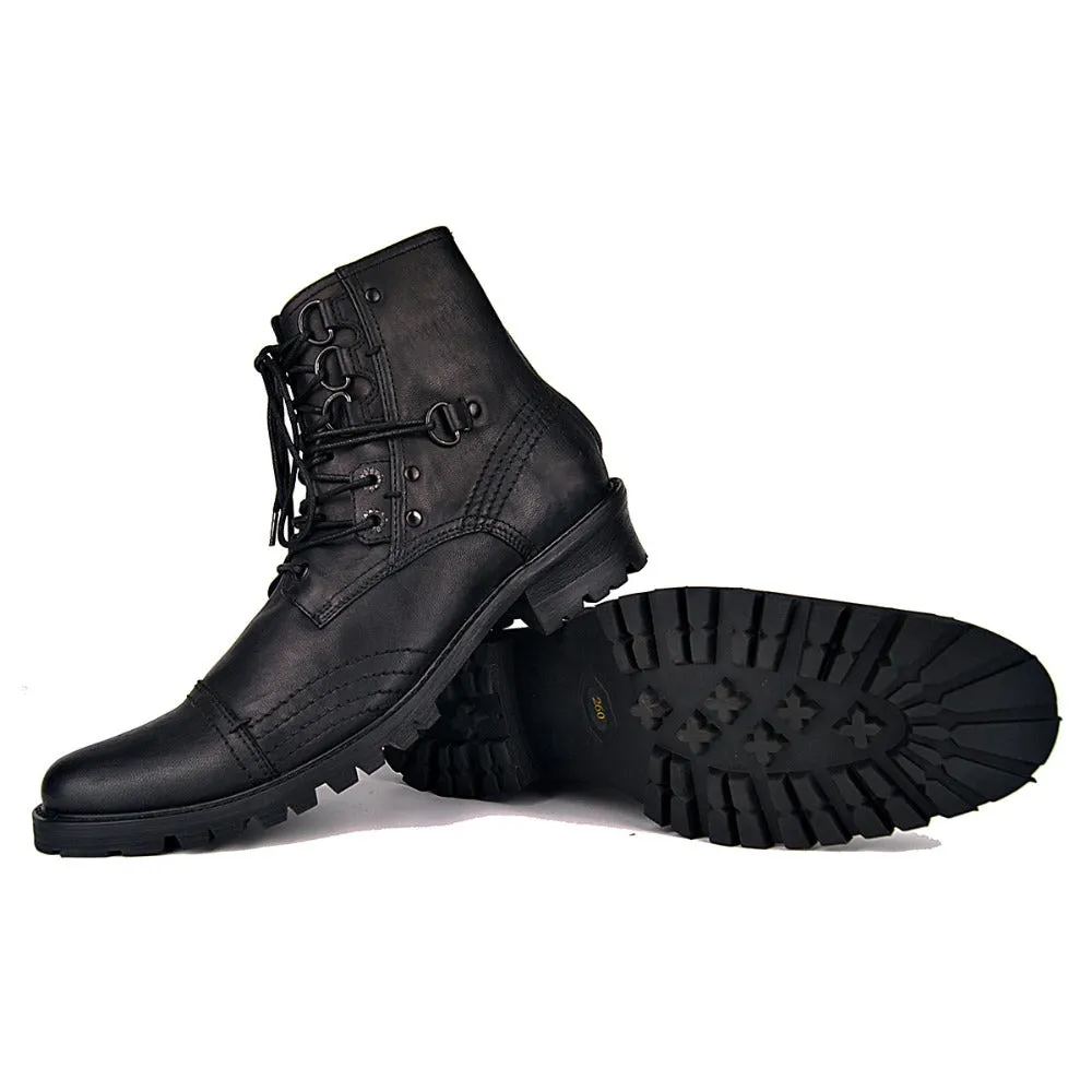Military Autumn Boot Genuine Leather Boots Ankle Shoes Chelsea Boots Designer Leather Shoes Footwear Men's Winter Boots