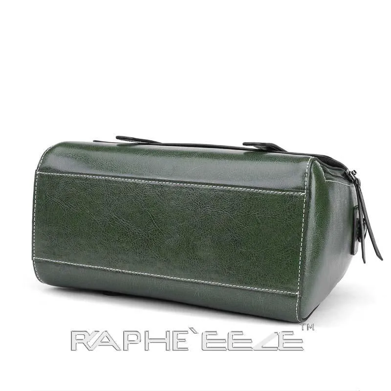 Mini Handbag Original Cow-leather Tote Style - Green