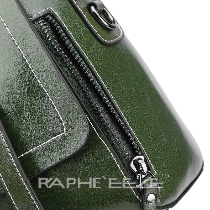 Mini Handbag Original Cow-leather Tote Style - Green