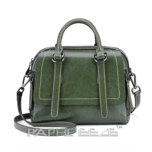 Mini Handbag Original Cow-leather Tote Style - Green