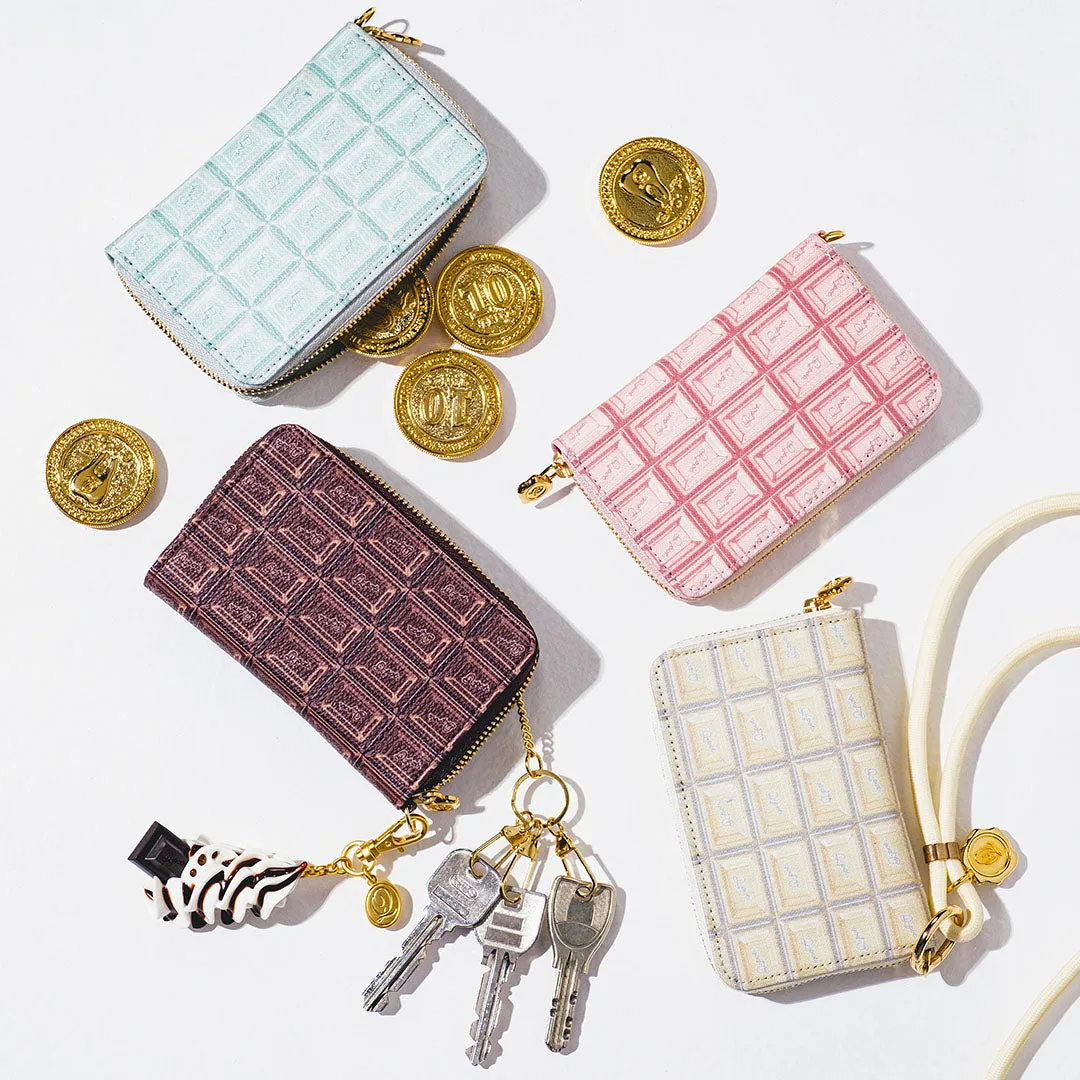 Mint Chocolate Compact Zip Around Wallet【Japan Jewelry】