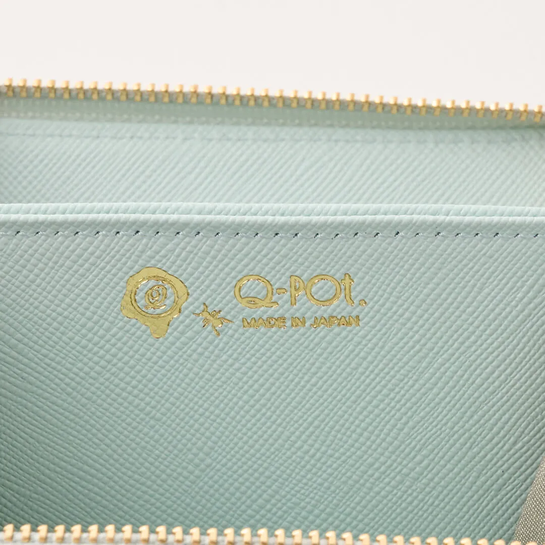 Mint Chocolate Compact Zip Around Wallet【Japan Jewelry】