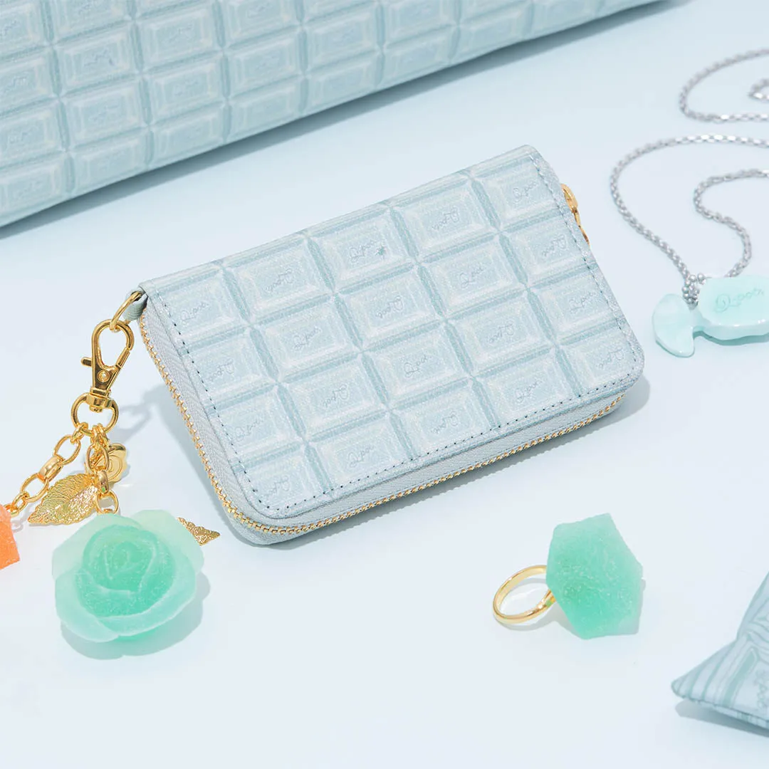 Mint Chocolate Compact Zip Around Wallet【Japan Jewelry】