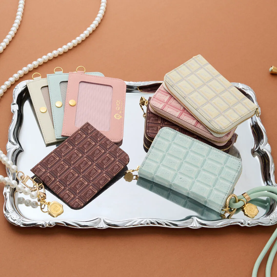 Mint Chocolate Compact Zip Around Wallet【Japan Jewelry】