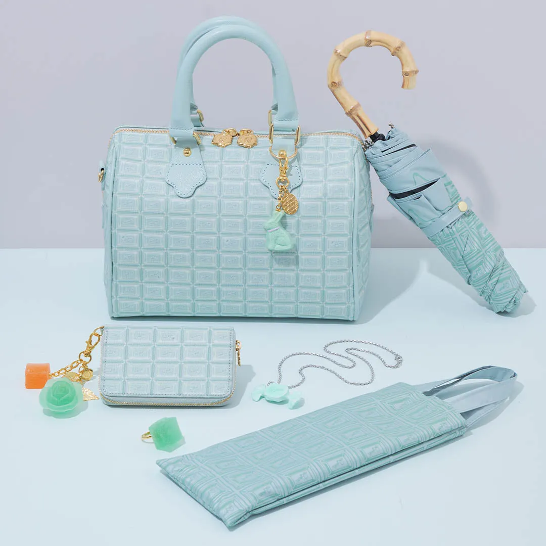 Mint Chocolate Compact Zip Around Wallet【Japan Jewelry】