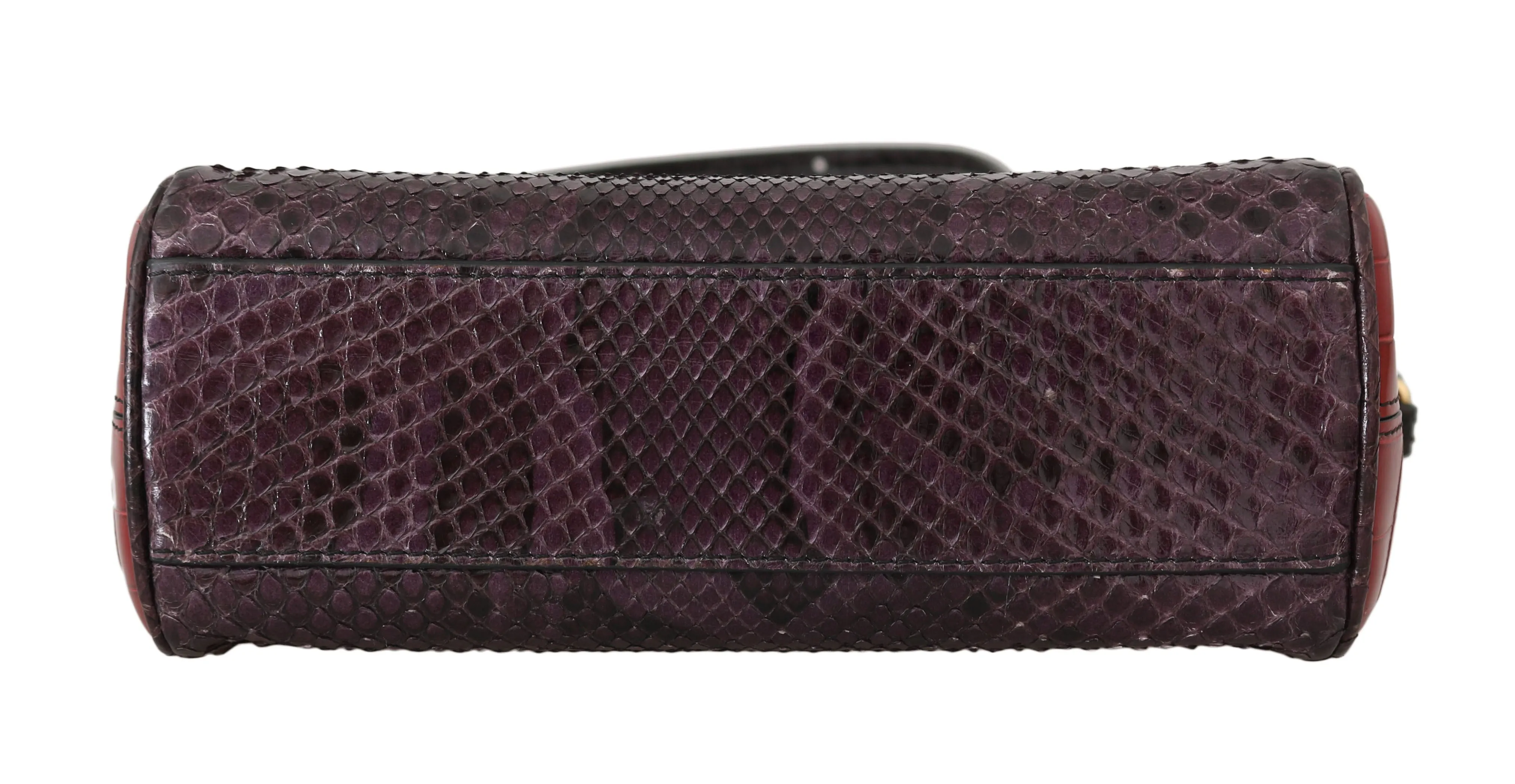 MISS SICILY Crocodile Snakeskin Alligator Shoulder Purse