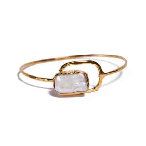 Mother of Pearl Hook and Eye Bracelet