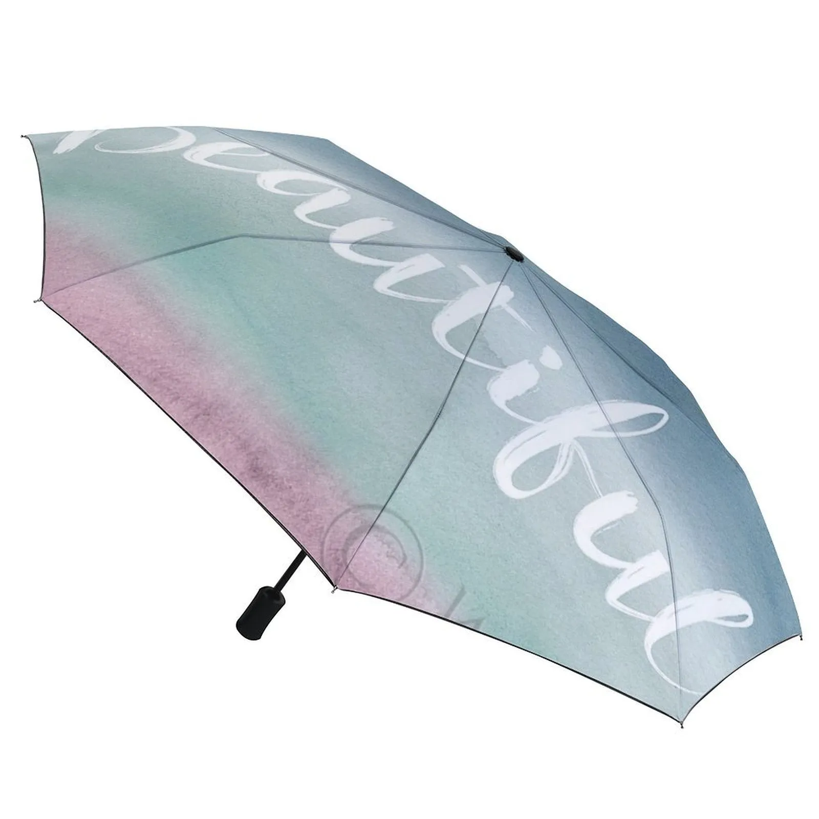 MyArtsyGift - 3 Folds Auto Open Close Umbrella Travel Umbrellas for Rain Sun Outdoor Protection Windproof Gifts for Men Women Family Friends