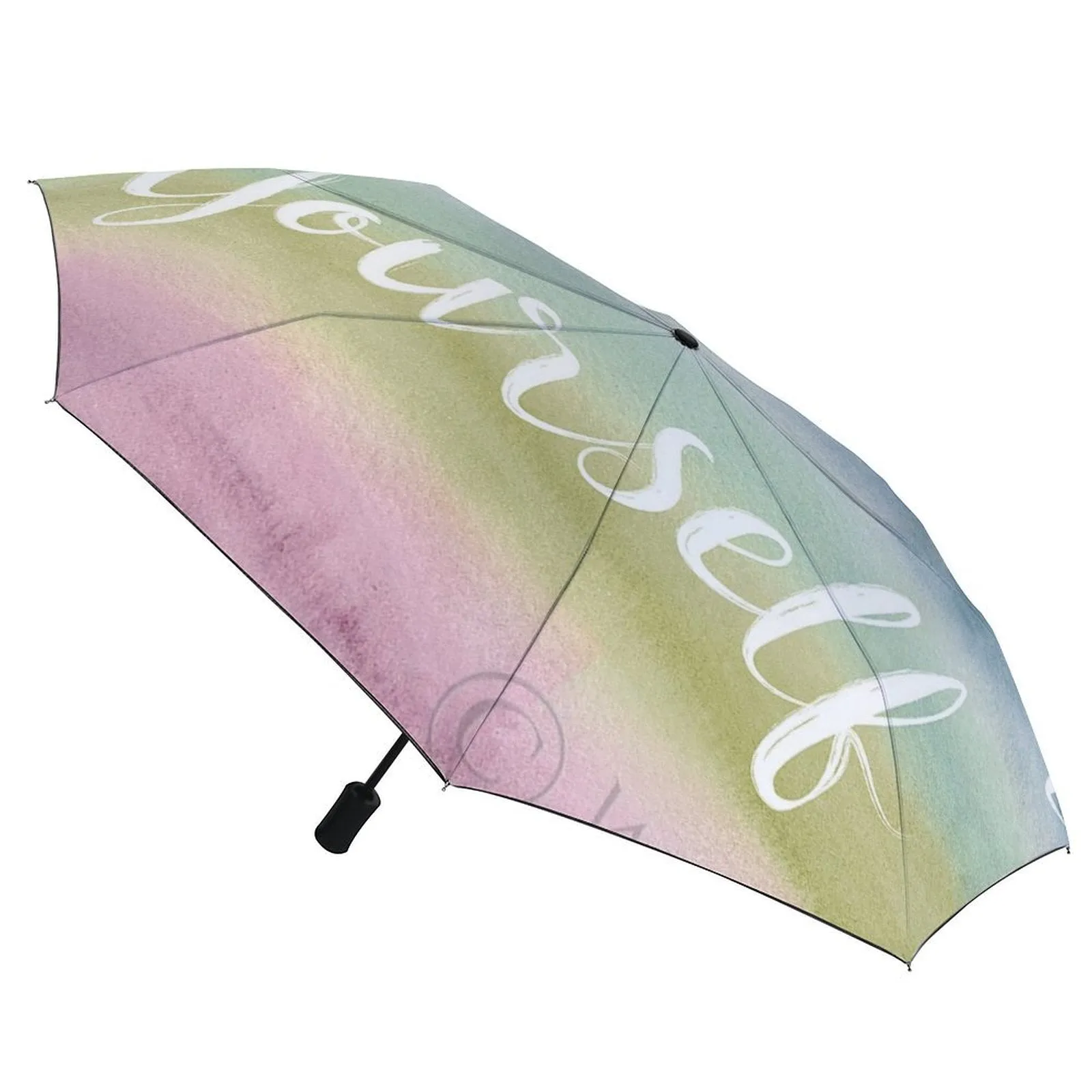 MyArtsyGift - 3 Folds Auto Open Close Umbrella Travel Umbrellas for Rain Sun Outdoor Protection Windproof Gifts for Men Women Family Friends