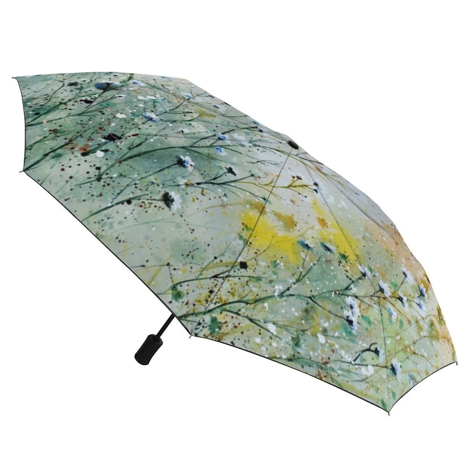 MyArtsyGift - 3 Folds Auto Open Close Umbrella Travel Umbrellas for Rain Sun Outdoor Protection Windproof Gifts for Men Women Family Friends