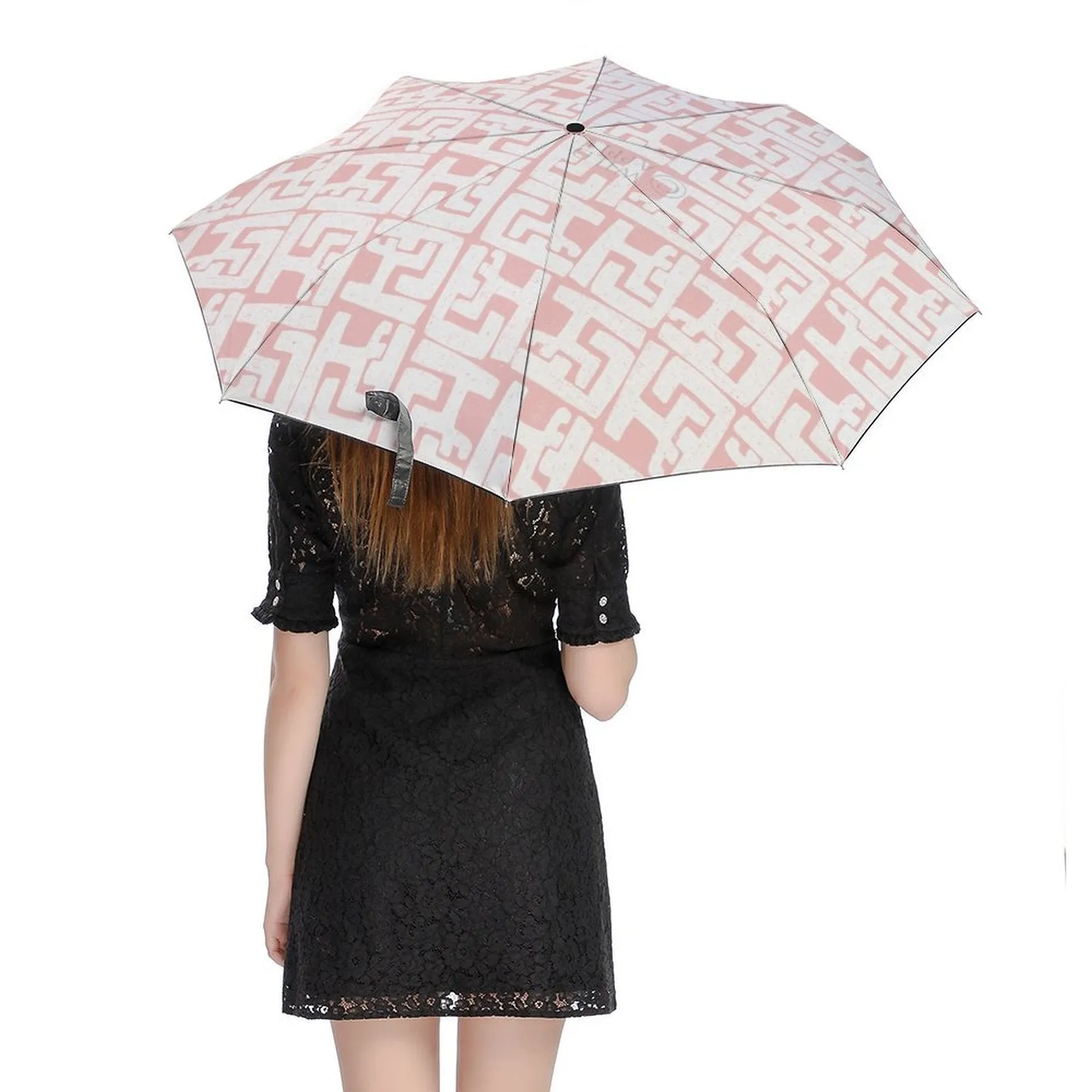MyArtsyGift - 3 Folds Auto Open Close Umbrella Travel Umbrellas for Rain Sun Outdoor Protection Windproof Gifts for Men Women Family Friends