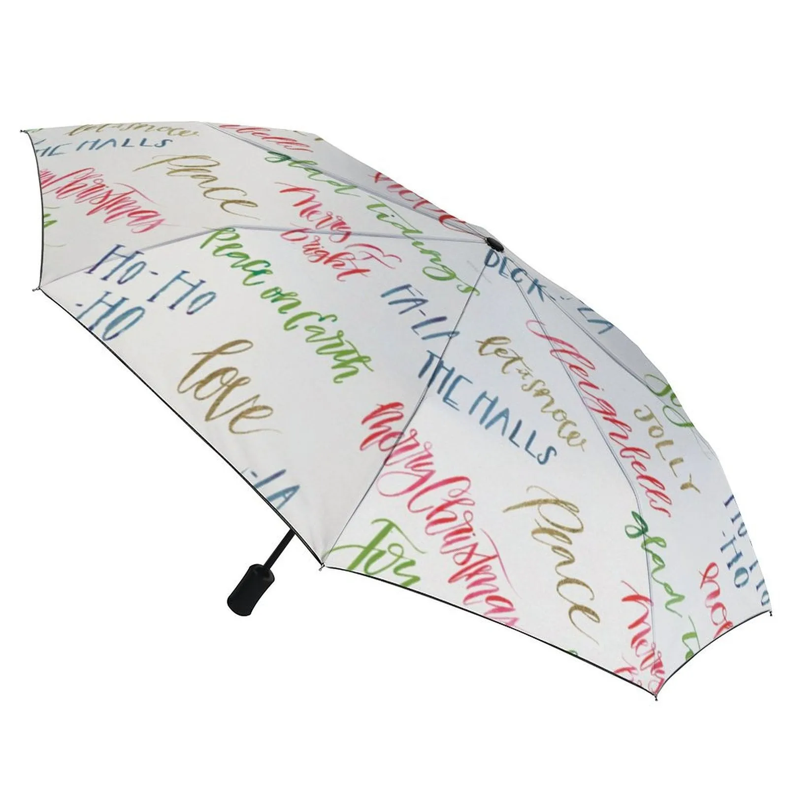MyArtsyGift - 3 Folds Auto Open Close Umbrella Travel Umbrellas for Rain Sun Outdoor Protection Windproof Gifts for Men Women Family Friends