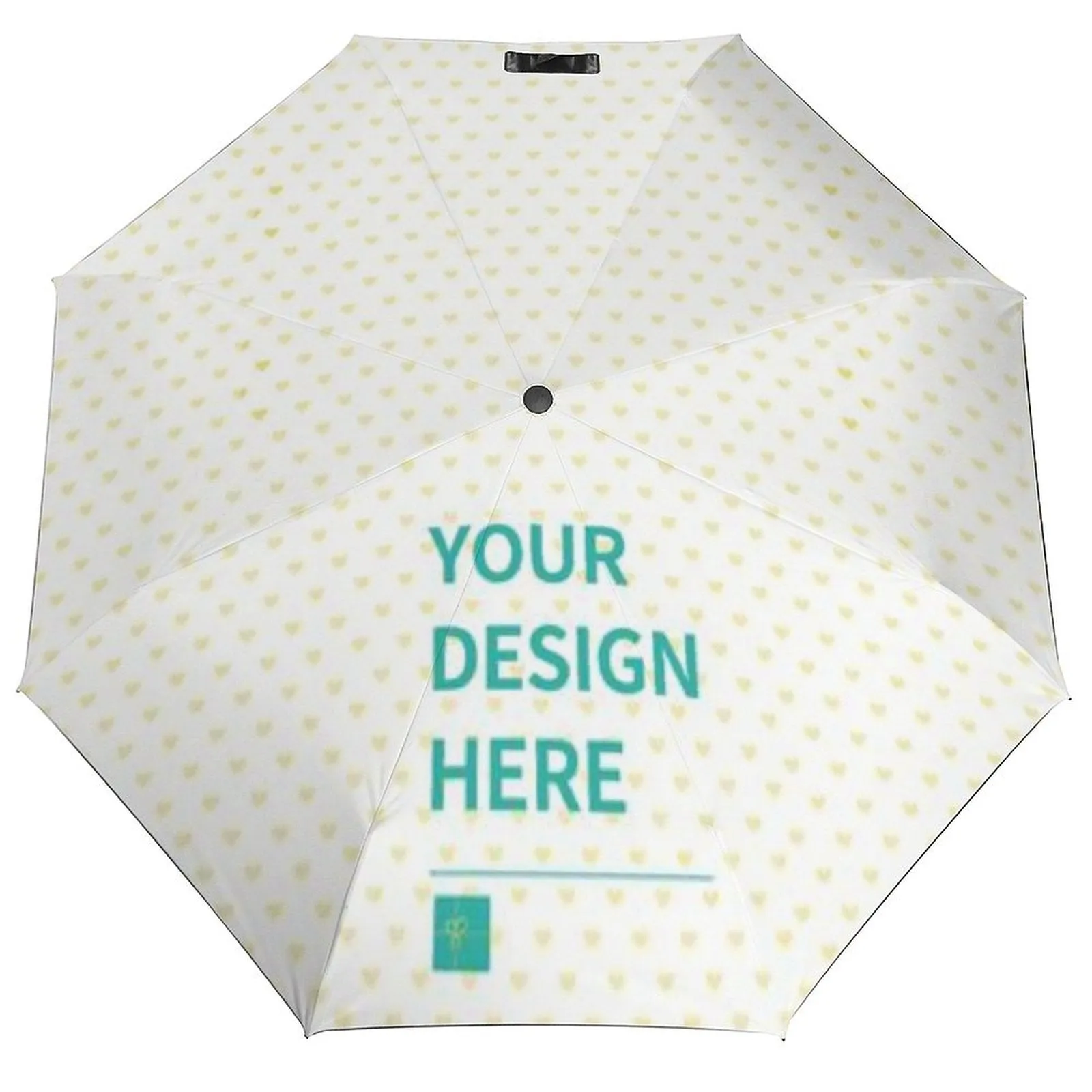 MyArtsyGift - Custom 3 Fold Auto Umbrella Customized UV Resistant Umbrellas Gifts for Men and Women