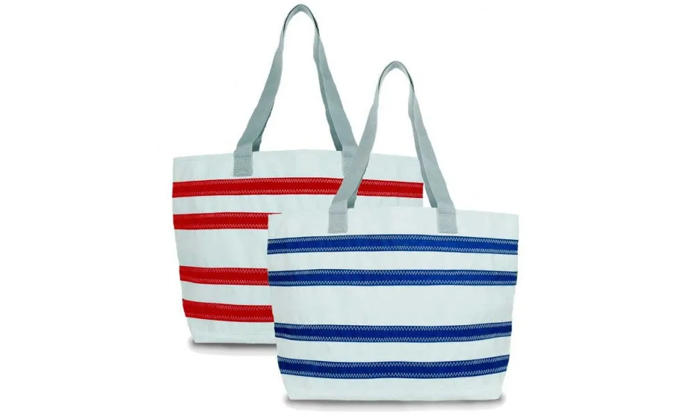 Nautical Stripe Large Tote