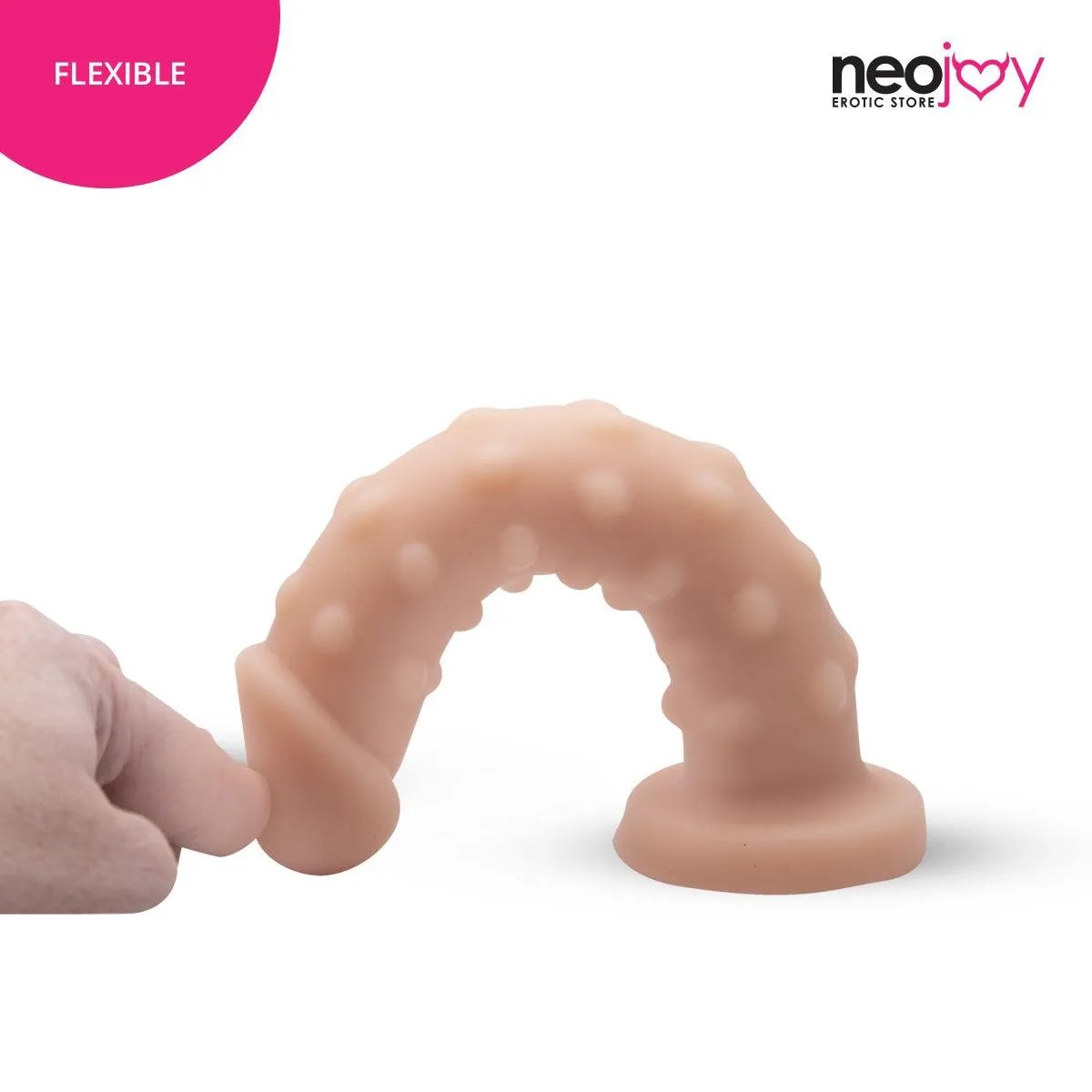 Neojoy Dotted Dildo With Suction Cup With Strap-On - Dong Pegging Sex Toy