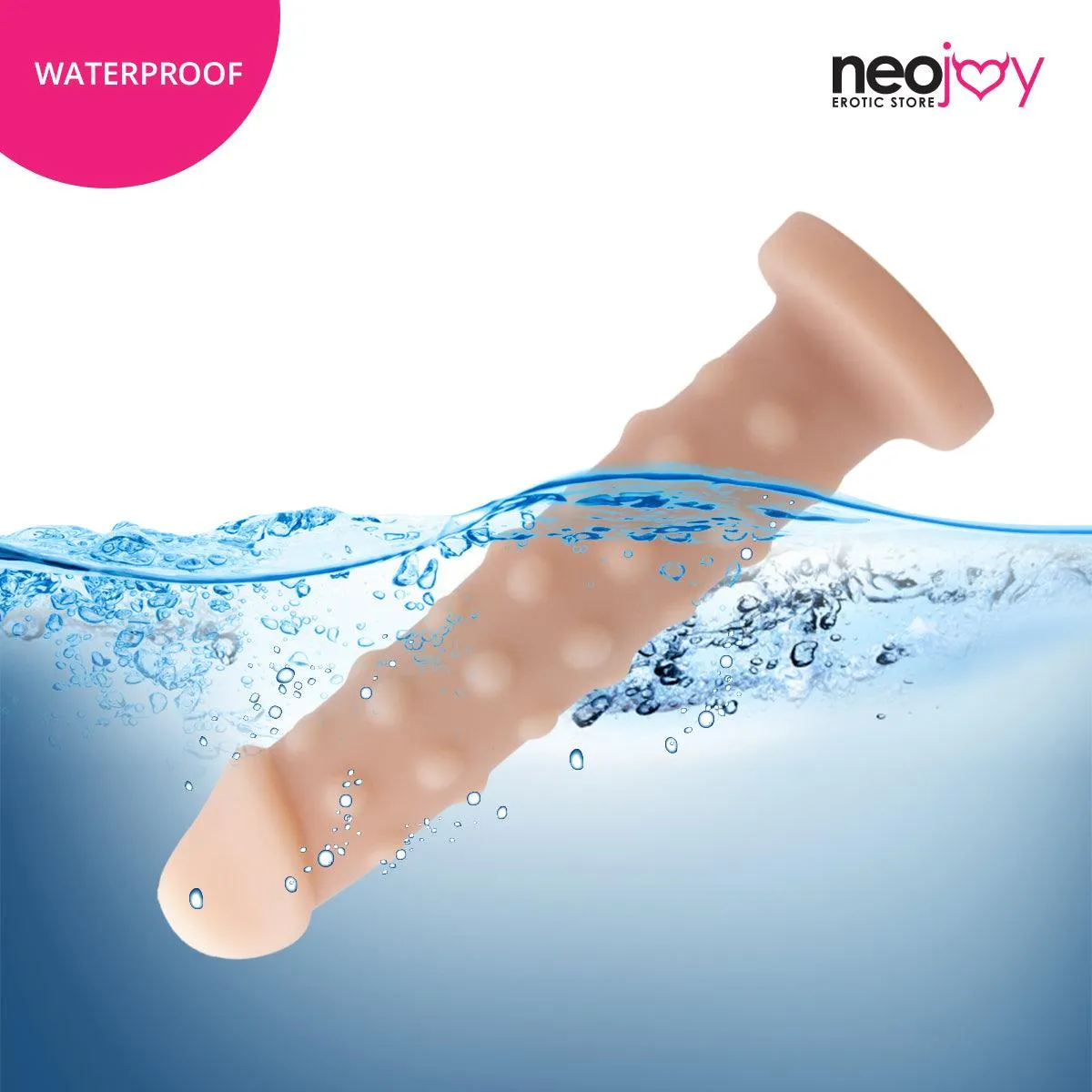 Neojoy Dotted Dildo With Suction Cup With Strap-On - Dong Pegging Sex Toy