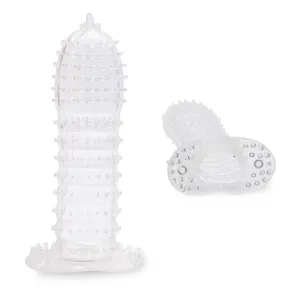 Neojoy Ribbed Clear Penis Sleeve