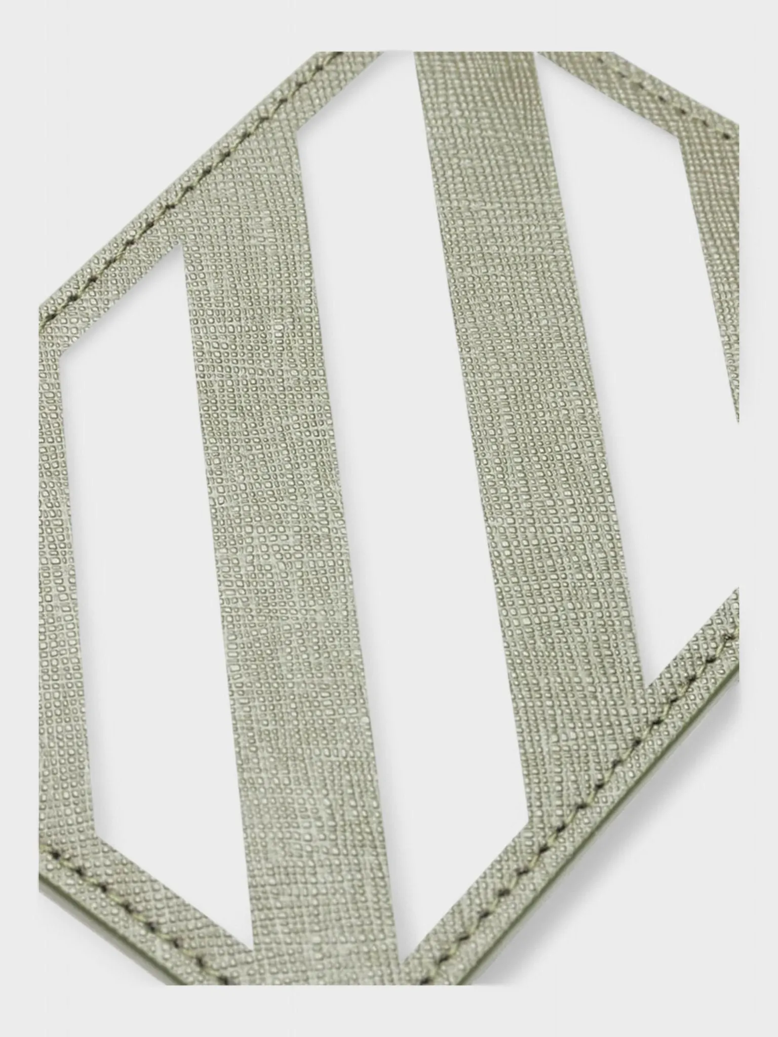 Off-White Card Case Binder Diag Saff Military Green White
