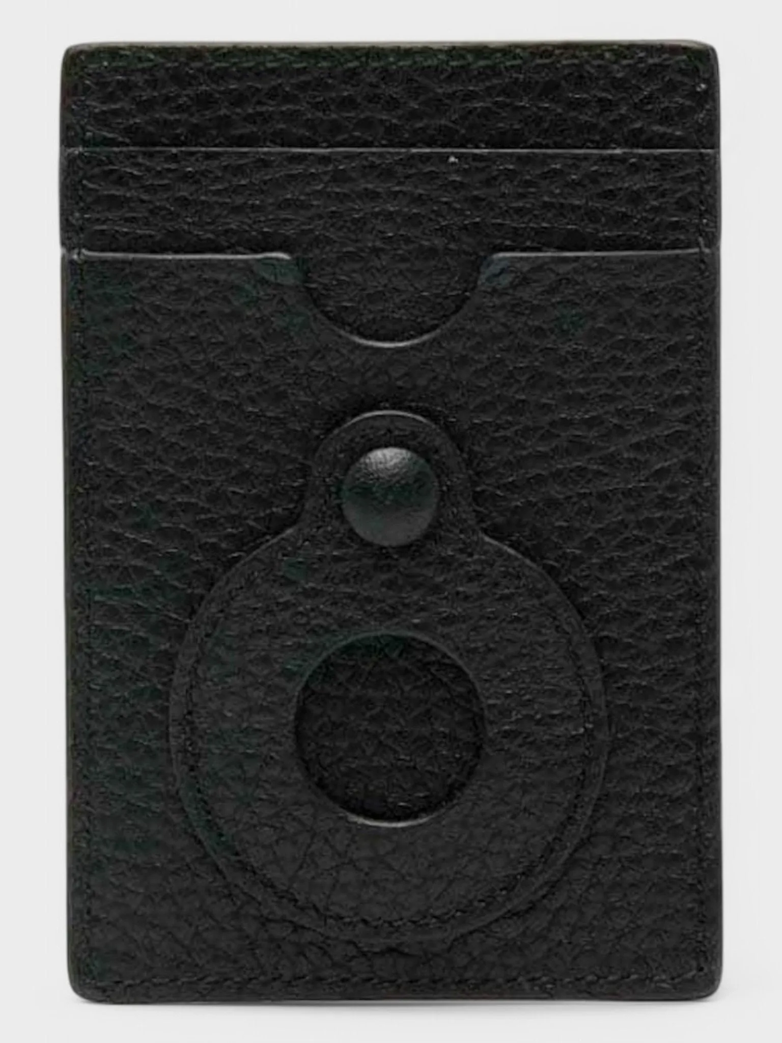 Off-White Diag-Stripe Leather Card Holder