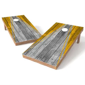 Official Size 2x4 Open Triangle Grunge Cornhole Game