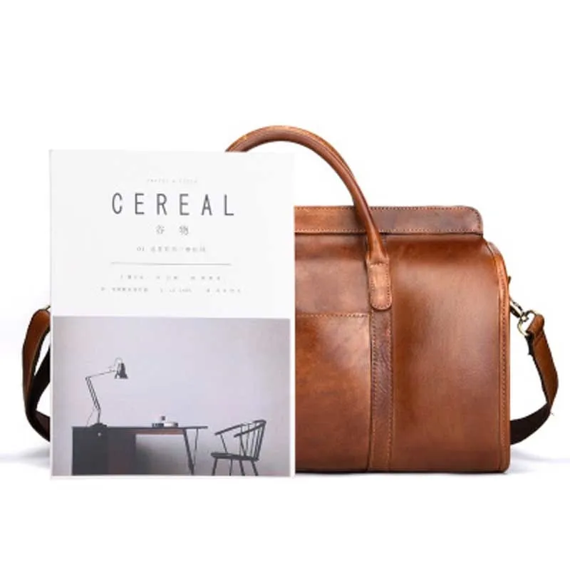 Olivia Wells Tuscan Large Genuine Leather Retro Bags