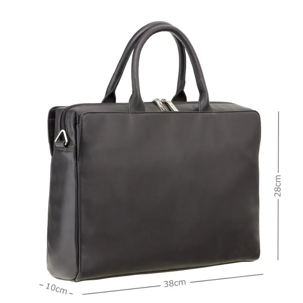 Ollie - Womens 13 inch Leather Laptop Case