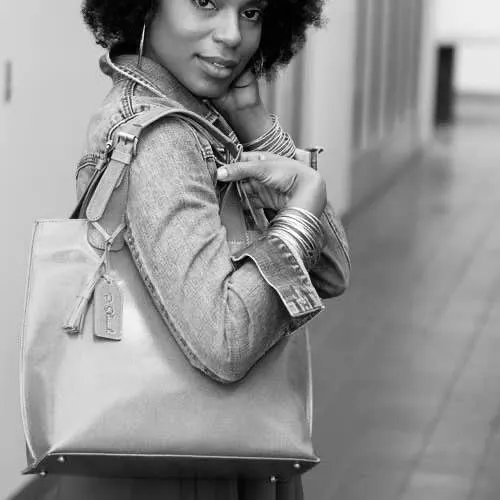 P. Sherrod™ Joan C Leather Classic Tote - Black