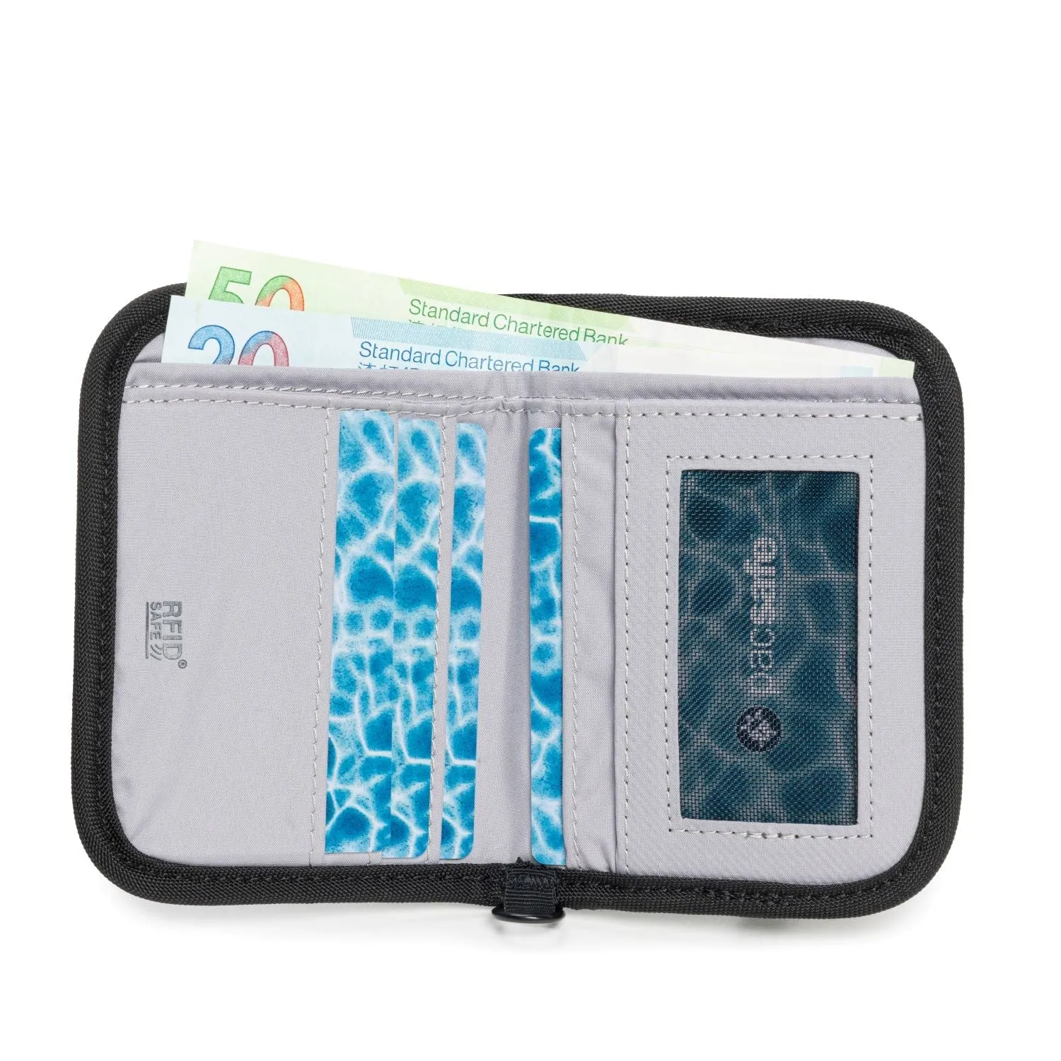 Pacsafe® RFIDsafe® V50 RFID blocking compact wallet