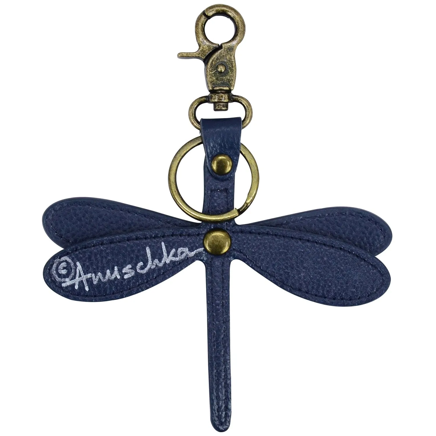 Painted Leather Bag Charm K0021 - Keycharms