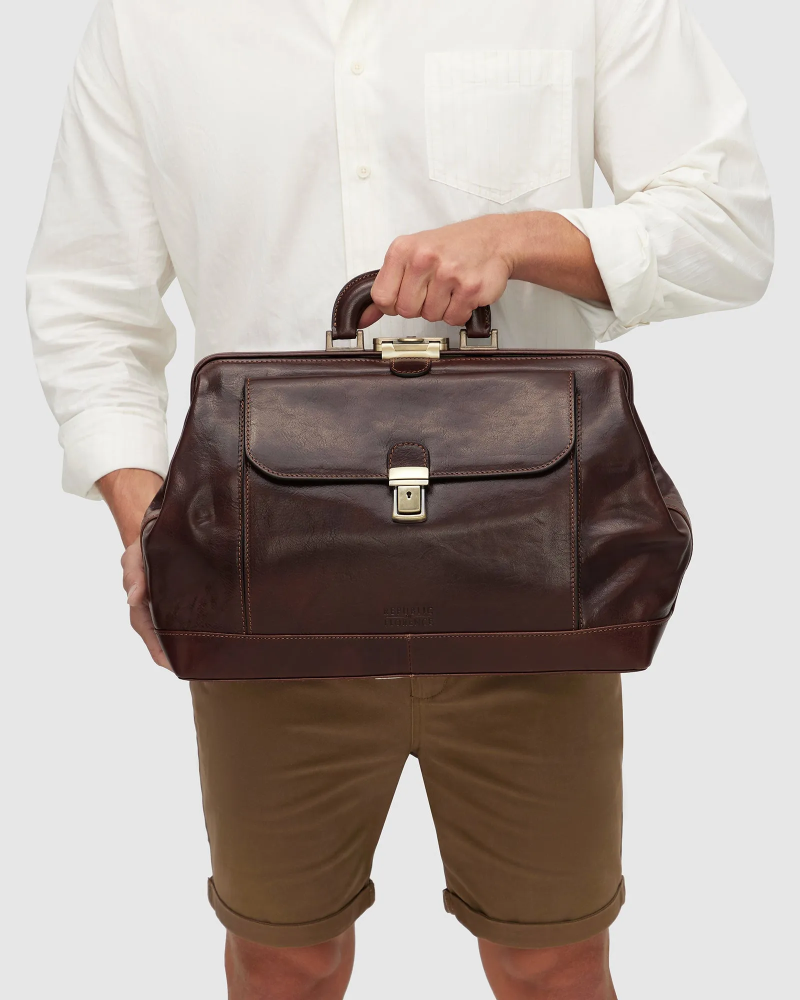 Panacea Brown - Leather Doctor Bag