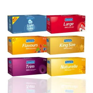 Pasante Condoms | Naturelle ECO Pack-Inc 20 Instruction Leaflets & Dispensing Bags | Pack of 288