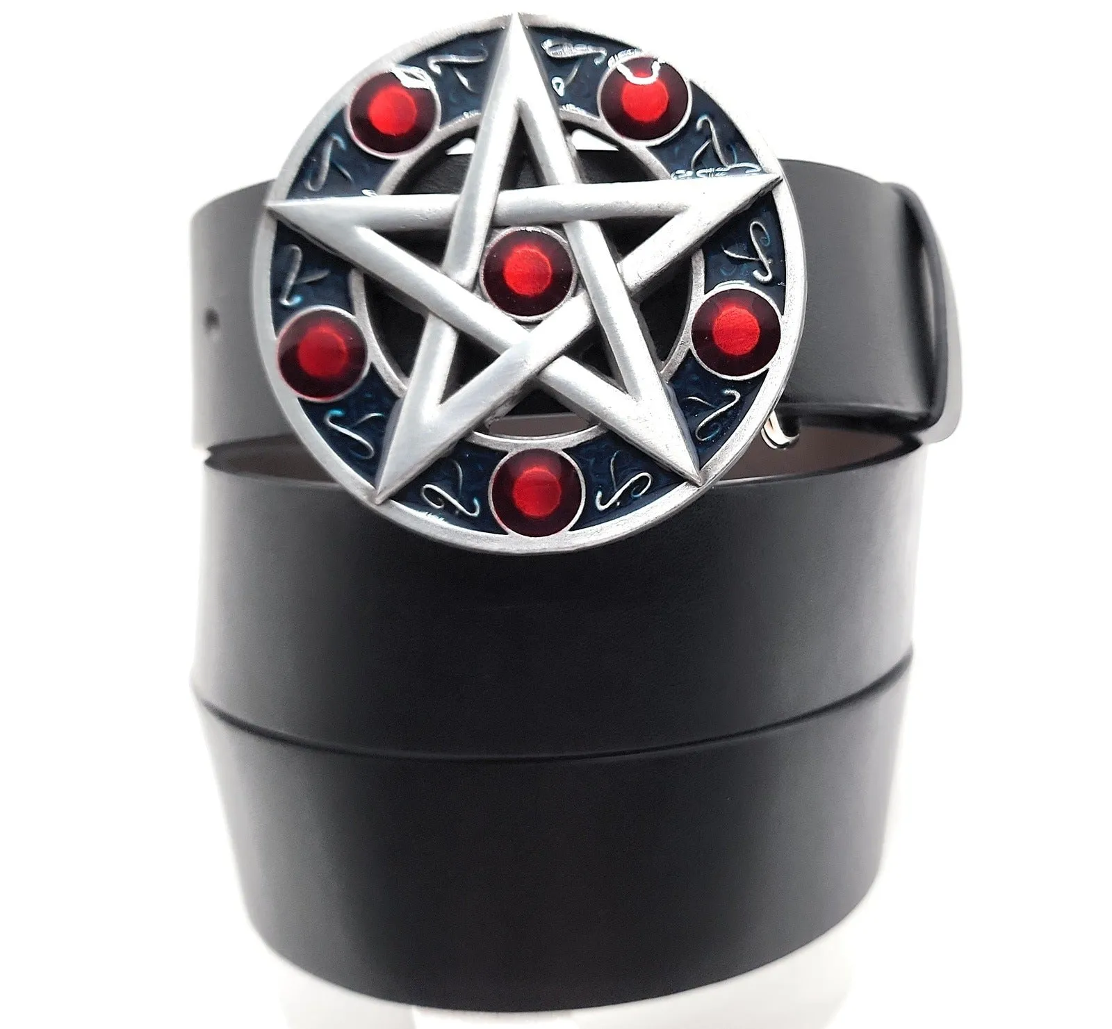 Pentagram Belt with Snaps(Buckle-Friendly)