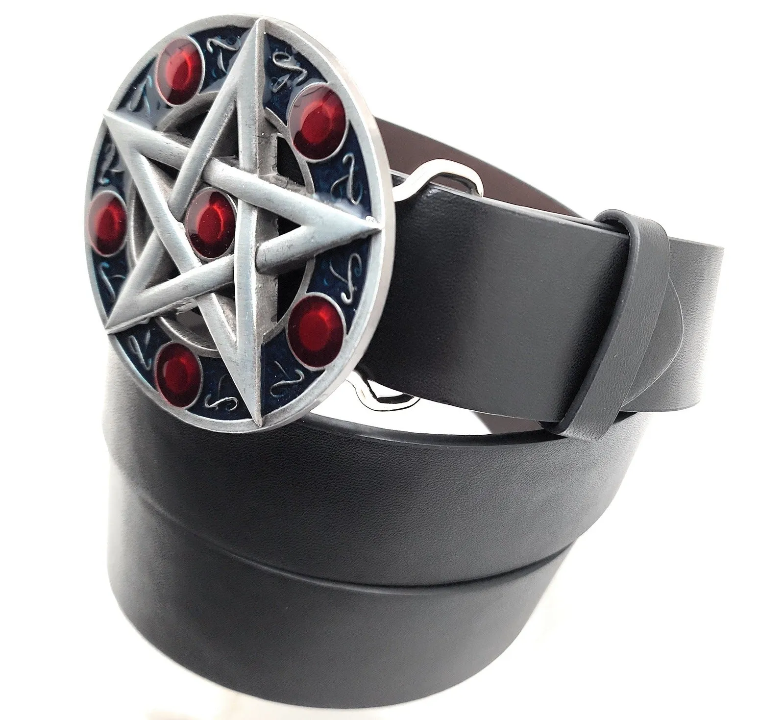 Pentagram Belt with Snaps(Buckle-Friendly)