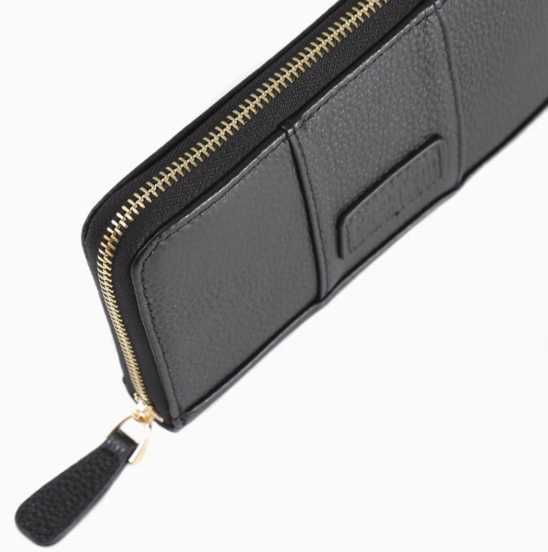 Pom Pom London Chelsea Wallet Purse Black