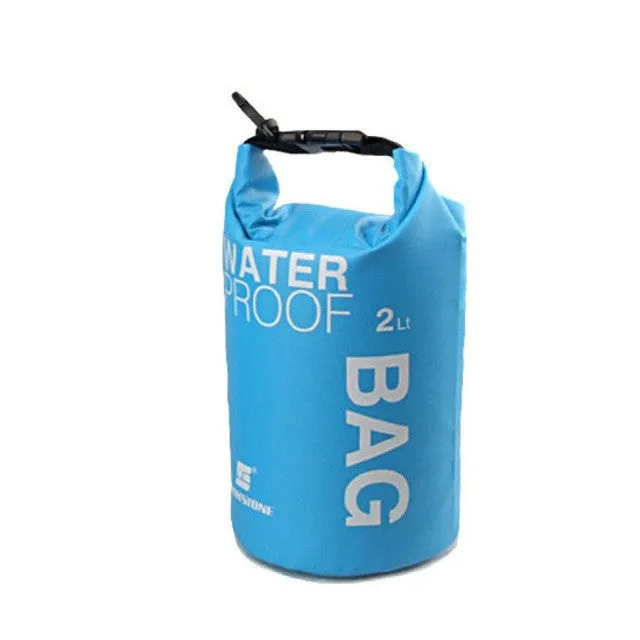 Portable Water Bottle Dry Bag | Waterproof 2L Water Storage Container