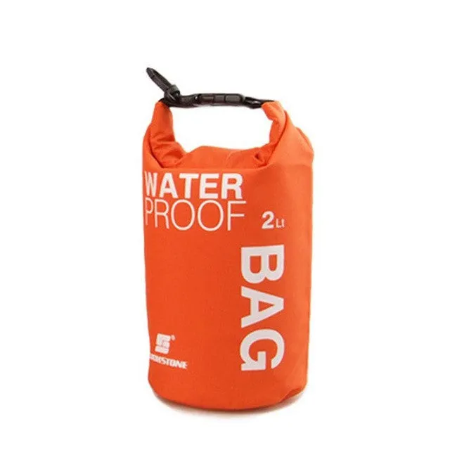 Portable Water Bottle Dry Bag | Waterproof 2L Water Storage Container