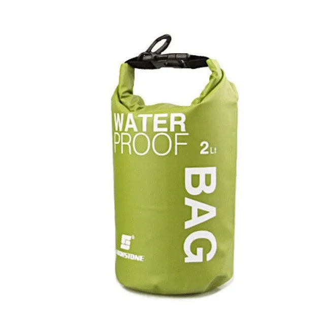 Portable Water Bottle Dry Bag | Waterproof 2L Water Storage Container