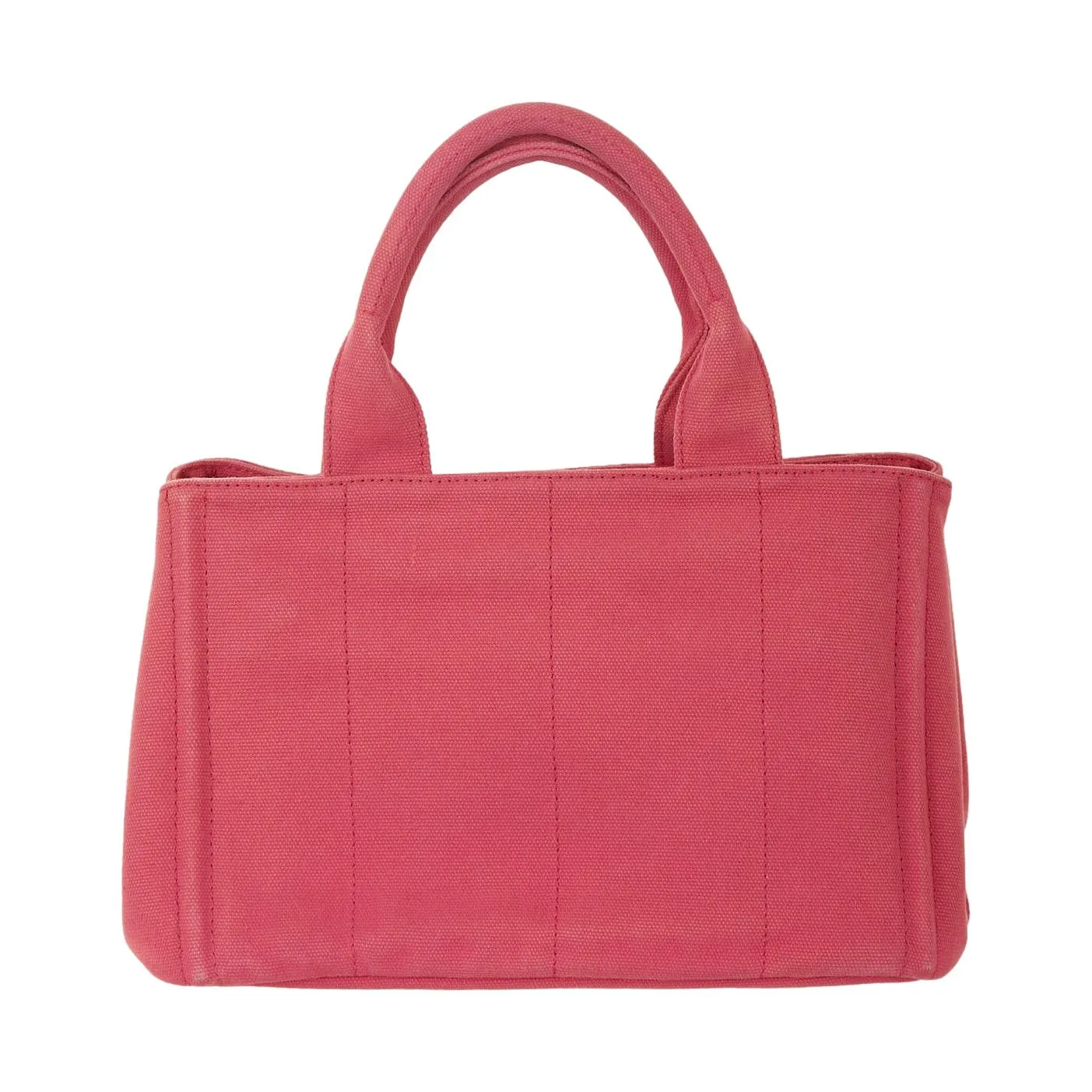 Prada Pink Jeweled Canapa Tote
